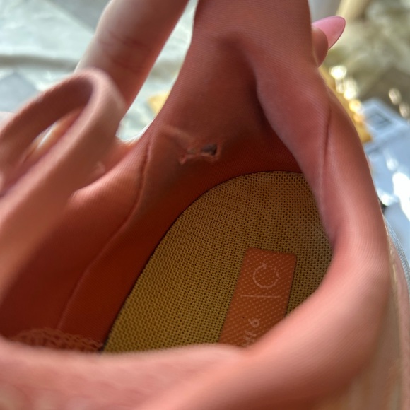 Hoka Women's Coral and White Athletic Shoes - Picture 9 of 9